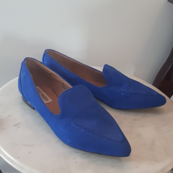 Steve Madden Shoes - STEVE MADDEN blue flat shoes - 38 (7.5)